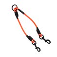 thumbnail image 4 of Pet Dog Metal Leash Double Chain Dogs Leashes, Pet Dog Leash, Double Chain Waterproof Dogs Leashes Waterproof Pet Dog Leash For Dogs Pet Dog Orange Diameter: 8mm/ 0.3 In; Length:, 4 of 8