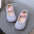 thumbnail image 6 of Mepaouo Toddler Girls Dress Shoes Little Kids Mary Janes Suede Slip on Ballet Flats for Wedding Party, 6 of 7