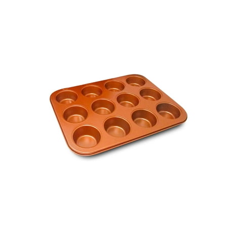 

Copper Colored Muffin Cupcake Pan by Lilac Lane Home