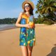 thumbnail image 3 of Disketp Bright Paper Cactus Scene para Vestido sin Mangas para Mujeres, Vestidos de Verano para Mujeres, Casual y Holgado para la Playa, 3 of 7