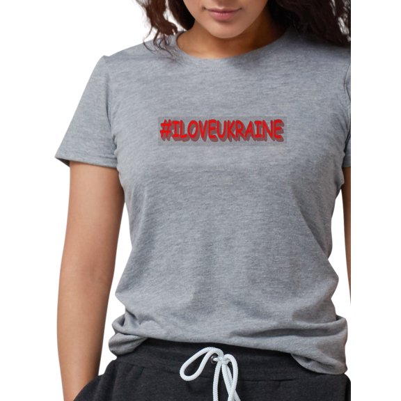 CafePress - #I LOVE UKRAINE Design. Buy Now T Shirt - Womens Tri-blend T-Shirt