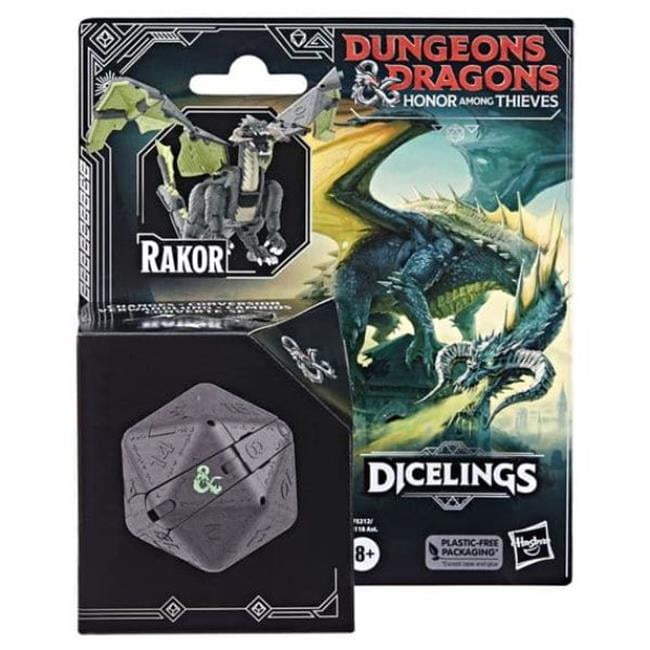 Hasbro Dungeons & Dragons Dicelings Black Dragon Toy 6 Piece