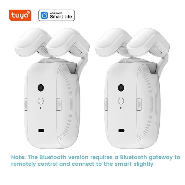 2 UNIDS TUYA Inteligente Bluetooth Robot Roman Rod Track Cortina de Control Remoto Abridor de Cortina Automática Cortina de Motor