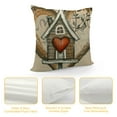 thumbnail image 4 of Throw Pillow Covers Farmhouse Pillow Covers Brown Home Sweet Home Cushion Cases for Sofa Couch Living Room Outdoor Home Decor, 4 of 5