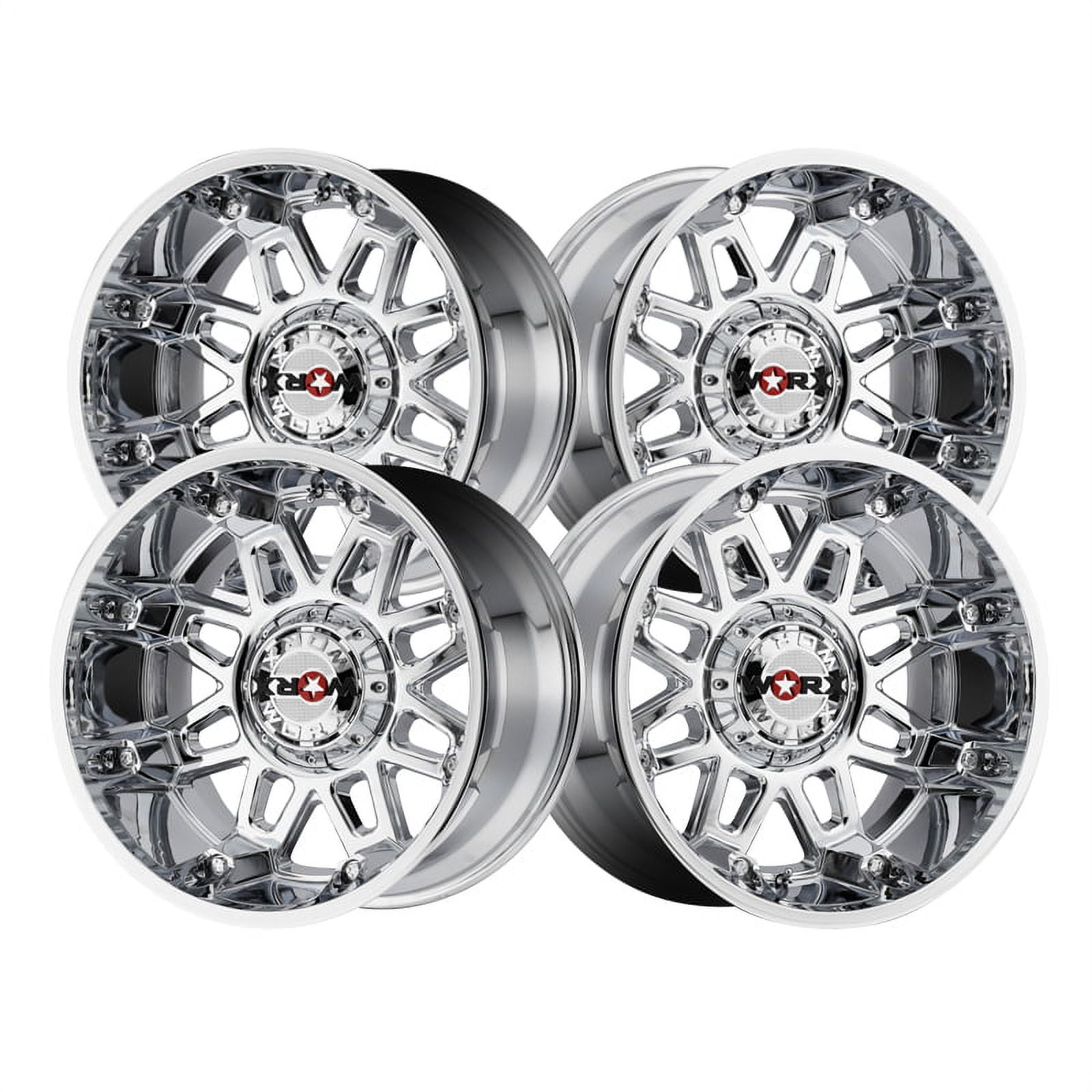 Worx - Brandclub - 20x12 Worx 811C Conquest Chrome Wheel