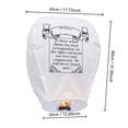 thumbnail image 3 of Lunxisen 40 Pcs White Chinese Paper Lanterns for Party Decorations, Wedding Festival Asian Style Hanging Ornaments, Bulk Pack Party Supplies, 3 of 5