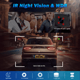thumbnail image 7 of NEXPOW Dash Cam Front and Rear, 4K Full HD Dash Camera with Built-in WiFi GPS, Super Night Vision, WDR, 24H Parking Mode, 32GB Card Included, 7 of 7