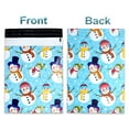 thumbnail image 6 of 10x13 Merry Christmas Combo! Santa, Snowmen and Wreath Poly Mailers, Holiday Bags, 6 of 10