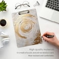 thumbnail image 5 of Circle Marble Acrylic Clipboards 12 x 9 Inch A4 Size with Low Profile Clip Hanging Clipboard for Classroom School Office, 5 of 8