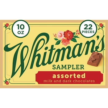 Whitman's Sampler - Assorted Chocolates, 10 oz (22 pieces)