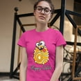 thumbnail image 3 of Tee Hunt Happy Easter Crazy Egg T-Shirt Egg Tapping Religious Holiday Women's T-Shirt Tee, Pink, Large, 3 of 5