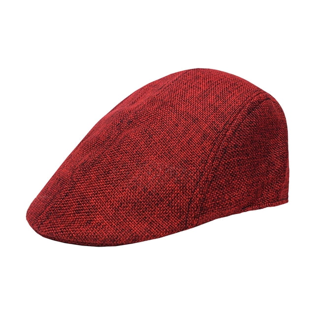 Gorra de británica Hip Hop transpirable pintor sombreros para pesca viajes conducción Rojo Jinwen boina