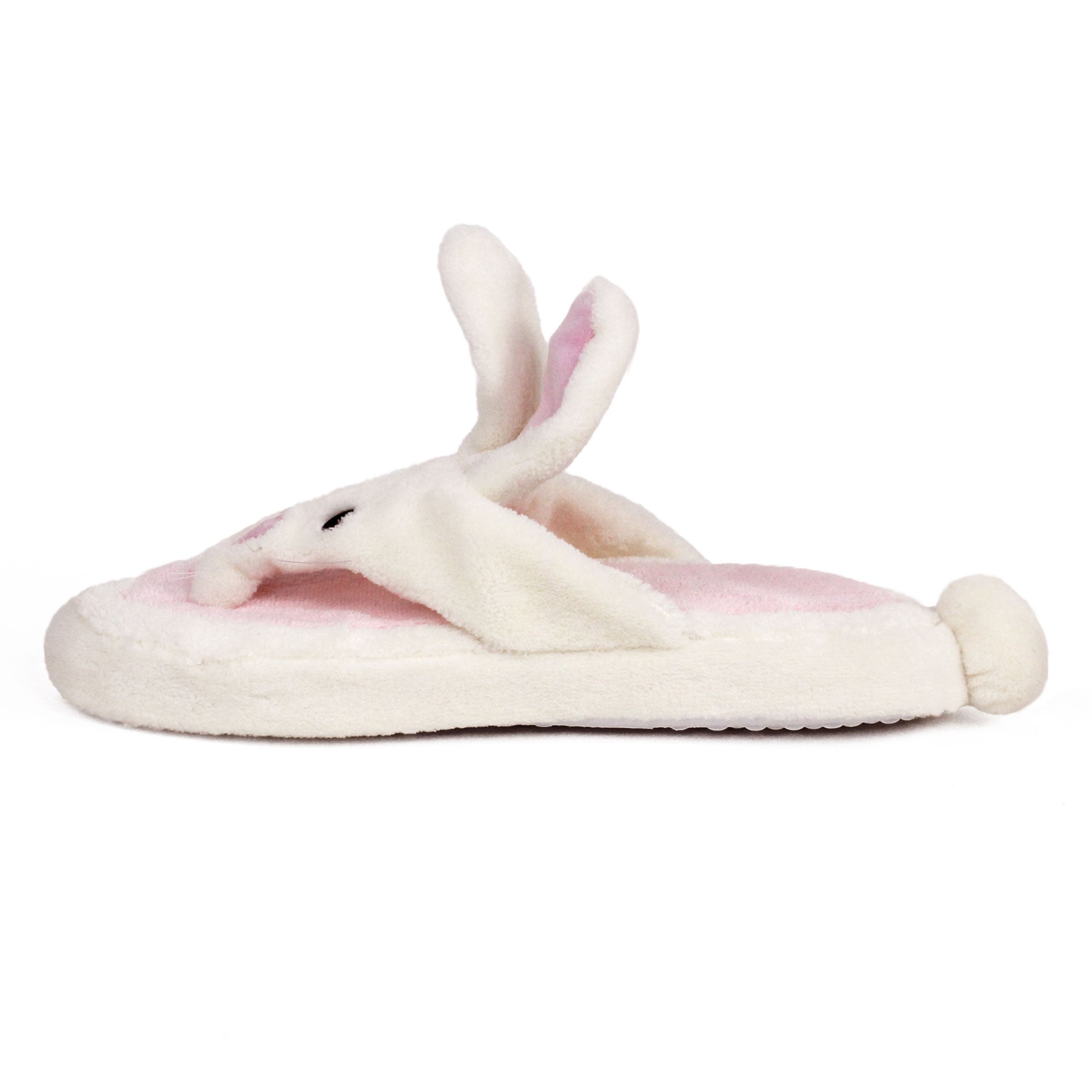 Bunny Spa Sandal - Flip Flop Bunny Slippers - Rabbit Spa Slippers - Adult /  One Size - Walmart.com