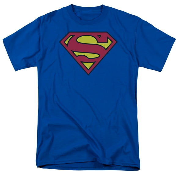 Superman Classic Logo Mens Short Sleeve Shirt