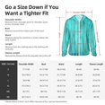 thumbnail image 5 of Daiia Turquoise Wooden2 UPF 50+ Sun Protection Hoodie Jacket Lightweight Long Sleeve Sun Shirt for Women Men with Pocket Hiking Outdoor-Medium, 5 of 7