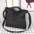 thumbnail image 4 of Bolso de lona de gran capacidad, estilo cruzado, bolso de mano para estudiantes, bolso de hombro para mujeres, bolso de mano portátil para hombres, 4 of 5