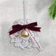 thumbnail image 1 of Decoración navideña bohemia Fernando 10 cm x 5 cm Copo de nieve de macramé, 1 of 4