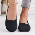 thumbnail image 2 of YOUYEDIAN Flat Shoes for Women Dressy Slip on Non Slip Loafers Spring Summer Work Walking Shoes Comfortable Closed Toe Orthopedic Shoes, 2 of 5