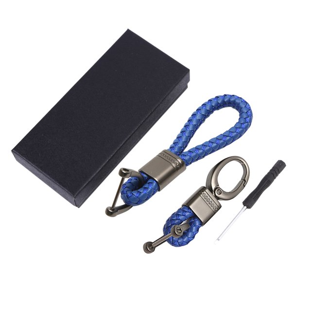 Llavero con correa tejida para coche regalo creativo para monedero con llave de coche paquete de 2 JShteea Accesorios para autos y motos