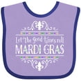 thumbnail image 3 of Inktastic Let the Good Times Roll Mardi Gras Boys or Girls Baby Bib, 3 of 4