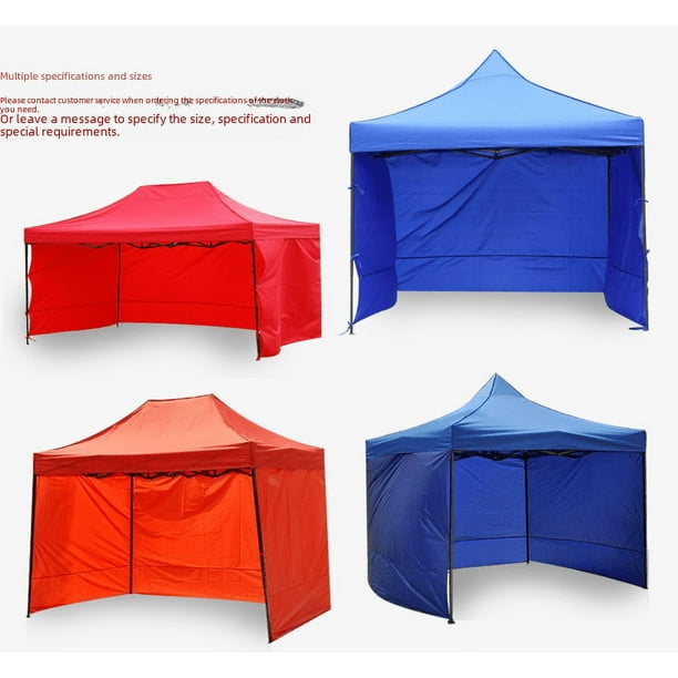 Toldo de tela para carpa, cerramiento engrosado, tela transparente, tela lateral, puesto de refrigerio de medianoche, cobertizo, tela para carpa