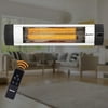 MASBEKTE Electric Ceiling Wall Mounted Indoor & Outdoor Heater 1500 Watt with Remote Control