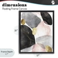 thumbnail image 4 of Stupell Industries Transitional Gilded Echoes Shapes Black Floating Frame Canvas Art, 17 x 21, by Svetlana Aleynikova, 4 of 8
