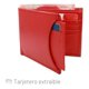 thumbnail image 3 of Cartera Hombre Tarjetero Horizontal Piel 100% Regalo Papá rojo, 3 of 9