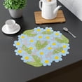 thumbnail image 4 of PGYONG Style Small Decorative Towel Embroidery Modern Placemats Plates Mats Multi-Use Towel Coffee Table Cloth Dinner Cloths, 4 of 5