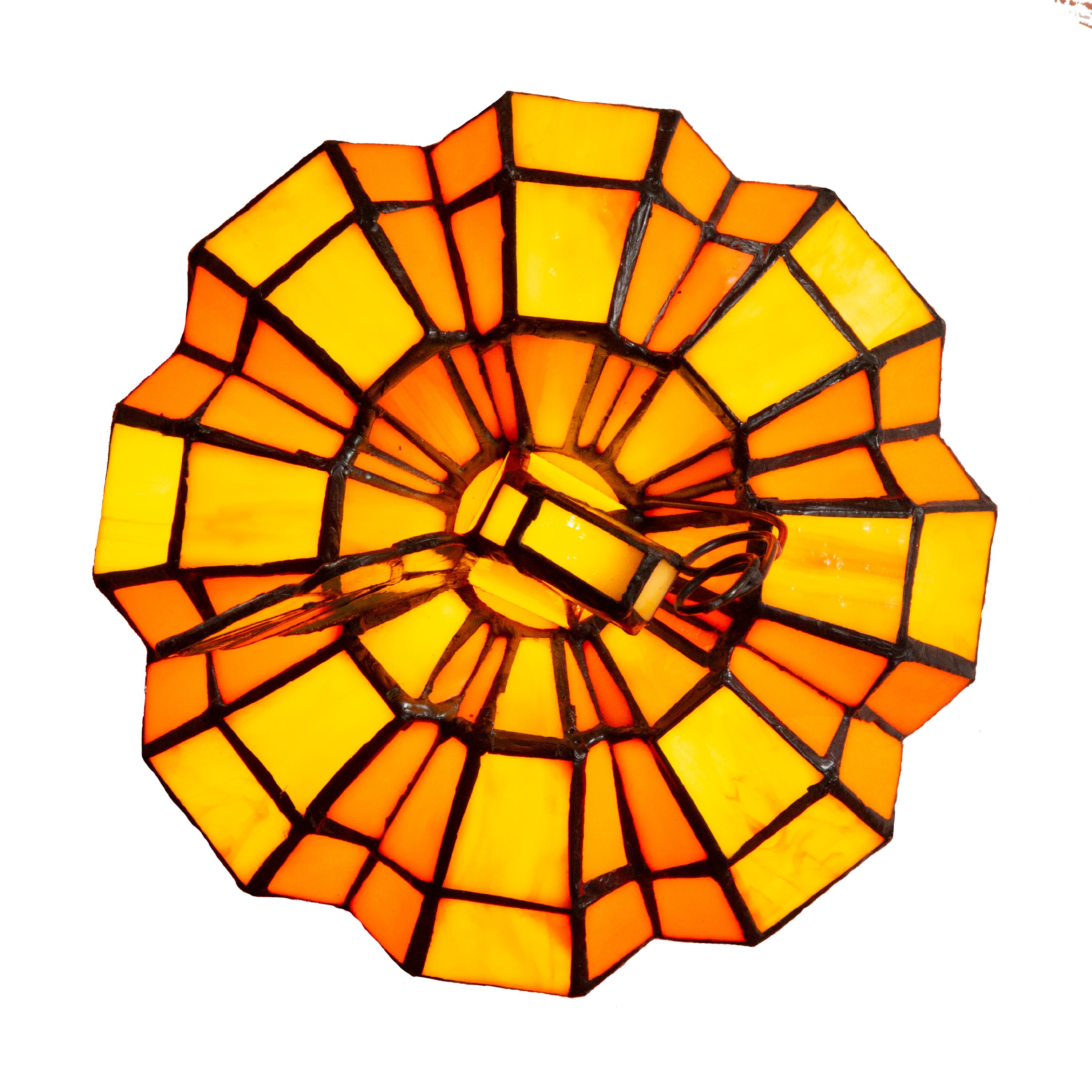 River of Goods Patch the Pumpkin Stained Glass Accent Lamp - image 5 of 7