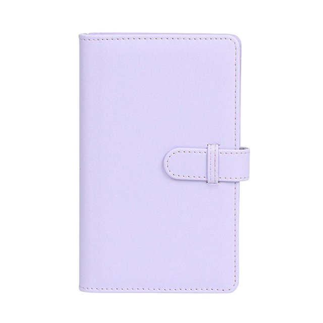 Álbum de tarjetas de 108 hojas Diseño de moda de alta capacidad para colección (púrpura)