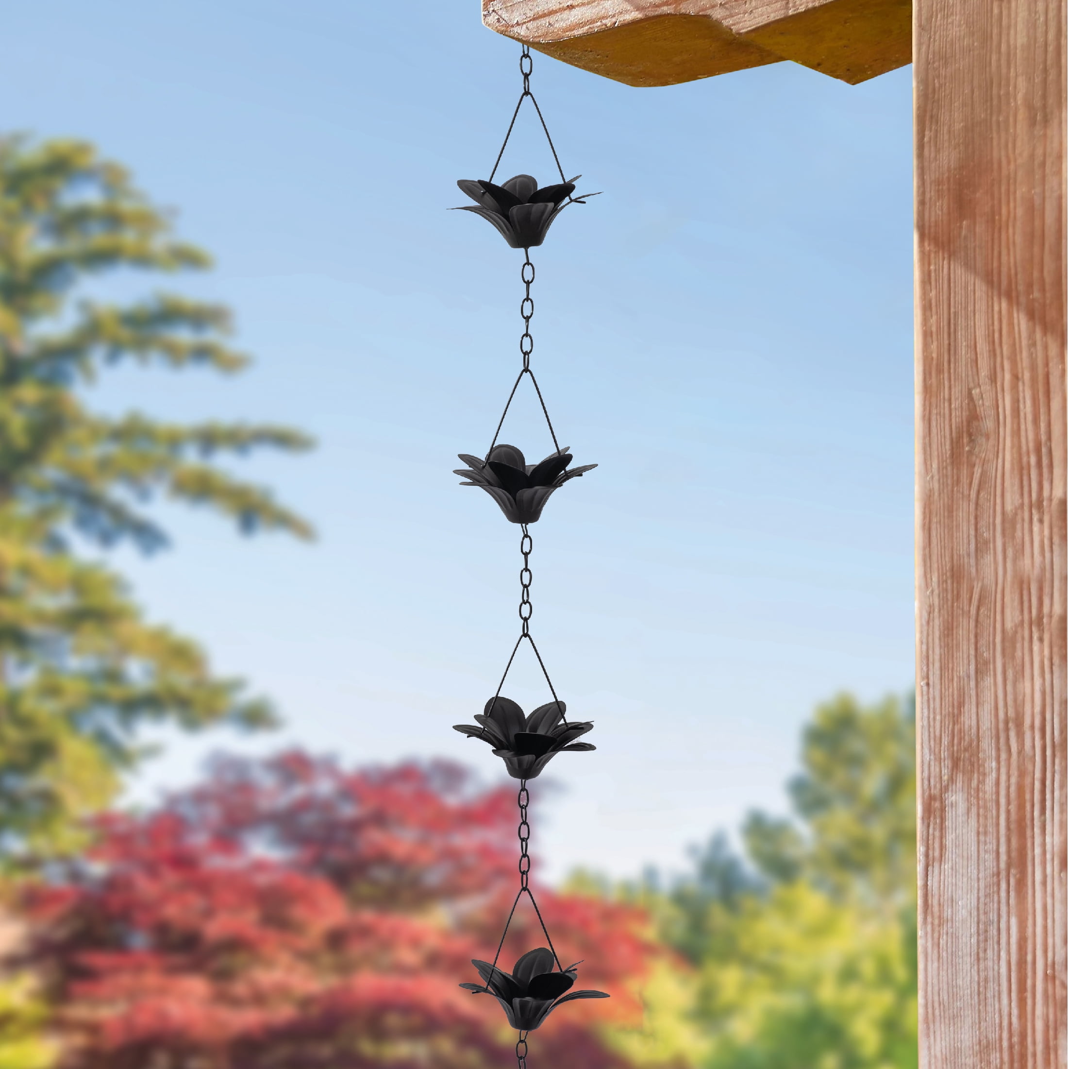 Mainstays Decorative Rain Chain Outdoor Garden Accessory with Weather-Resistant Finish