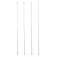 thumbnail image 1 of OUNONA 4Pack Versatile Extension Rod for Bathroom Design Adjustable White, 1 of 6