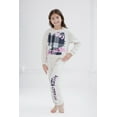thumbnail image 2 of Hello Kitty Fleece Boxy Sweatshirt Crop Top and Jogger Pants Outfit Set Toddler to Big Kid, 2 of 5