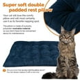 thumbnail image 3 of PetLuv Happy Cat Premium Cat Carrier Foldable Pet Crate w/ Zippers, Blue, 3 of 6