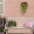 thumbnail image 5 of Viworld 2 Park Hanging Plants Artificial Lavender UV Resistant Plants Fake Hanging Vines Fake Hanging Flowers for Spring Decor, Home Garden Office Wedding Decor(Pink), 5 of 6