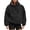 Black, variant on felwors Women's Dog Carrier Hoodie Oversized Fleece Pet Pouch Sweatshirt Kangaroo Pocket Long Sleeve Drawstring Holder Khaki for Size XXXXXL