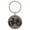 Gray, variant on Bike Silhouette Biking Cycling Teal  Laser Engraved Leatherette Keychain Backpack Pull - 1.5 x 3 Inches
