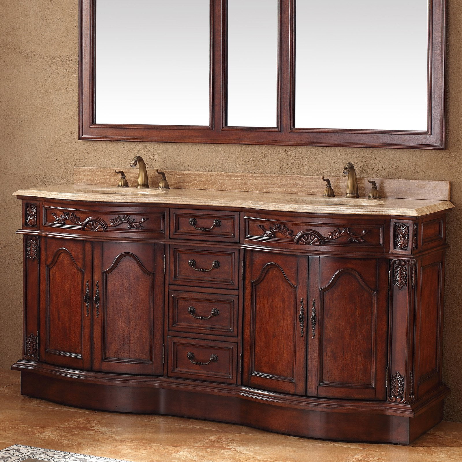 James Martin Amalfi 72 in. Double Bathroom Vanity