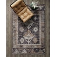 thumbnail image 6 of Unique Loom Springdale Eco Southwestern Rug Charcoal Gray/Ivory 7' 10" x 10' Rectangle Border Cabin / Lodge Perfect For Living Room Bed Room Dining Room Office, 6 of 6