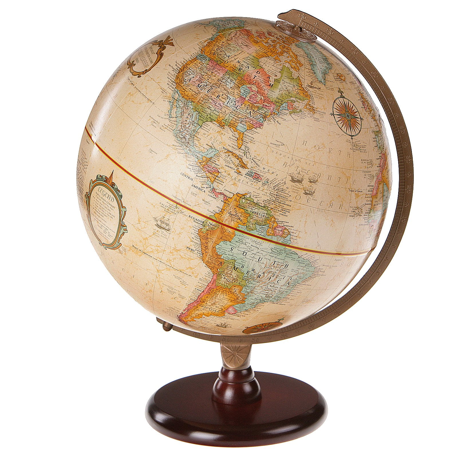 Replogle Piedmont 12 Inch Diam Tabletop Globe Com Tabletop Globe Com