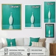 thumbnail image 4 of Designart "Aqua Pin Bowling I" Bowling Floater Framed Wall Decor, 4 of 5