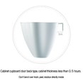thumbnail image 2 of Yuarrent Kitchen Hanging Trash Can Cabinet Door Organization Cleaning Desktop Wall Basket Tool Garbage Collection Dustbin Mounted Type2 NO2, 2 of 6
