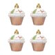 thumbnail image 1 of 4 adornos navideños para cupcakes, adorno colgante para de Navidad, colgante navideño, de postre para pared de familia y amigos, estilo Café, 1 of 8