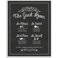 thumbnail image 1 of The Guest Room Guide Wall Plaque, 13 x 19, Design by Artist Lettered and Lined, 1 of 3