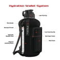 thumbnail image 2 of FitRx Voyager Water Bottle, Half Gallon Water Jug with Neoprene Sleeve, Storage Pocket and Carry Strap, 68oz, 2 of 11