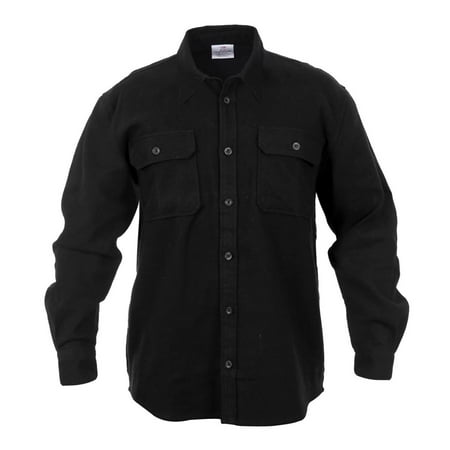 - Extra Heavyweight Brawny Flannel Shirt, Solid Colors
