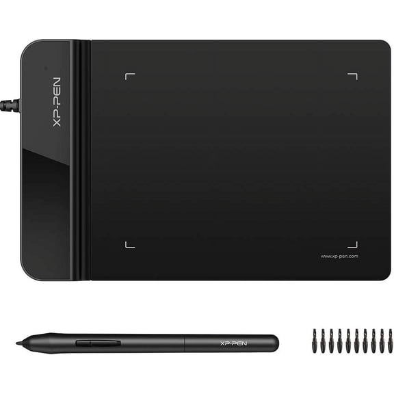 Drawing Tablet G430S OSU, Graphic Drawing Tablet with 8192 Levels Pressure Battery-Free Stylus, 4 x 3 inch Ultrathin, for OSU Game, Online Teaching Compatible with Window/Mac Black