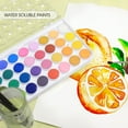 thumbnail image 5 of BAZIC Watercolor w/ Brush & Mixing Palette, 36 Color Non-Toxic, 1-Pack, 5 of 7