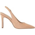 thumbnail image 6 of Sam Edelman Hazel Sling Beige Blush Stiletto Heeled Pointed Toe Dress Pumps (Beige Blush, 12), 6 of 6